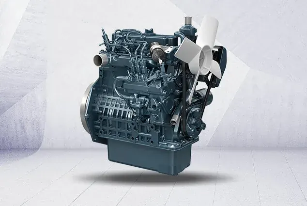 Tillverkarens illustration av Kubota D902-motorn