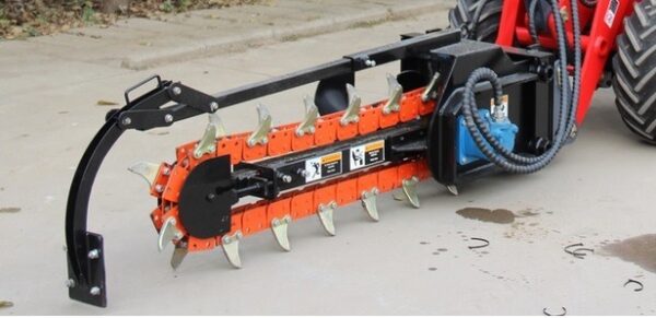 Kedjegrävare Dikesgrävare